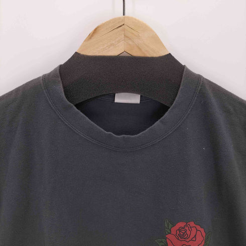 キャリー CALEE ローズデザインクルーネックTシャツ メンズ import:M