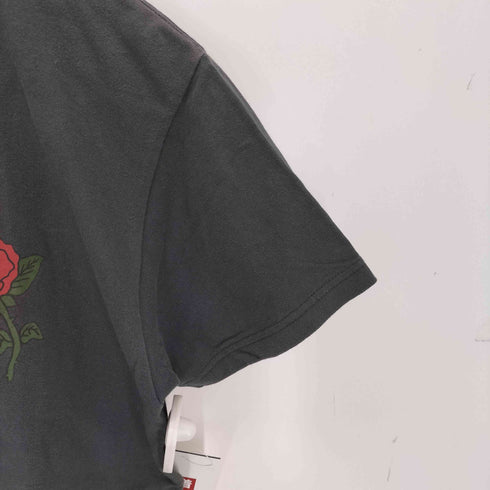 キャリー CALEE ローズデザインクルーネックTシャツ メンズ import:M