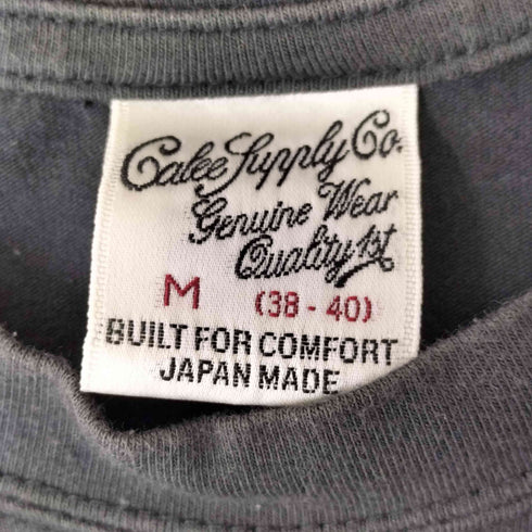 キャリー CALEE ローズデザインクルーネックTシャツ メンズ import:M