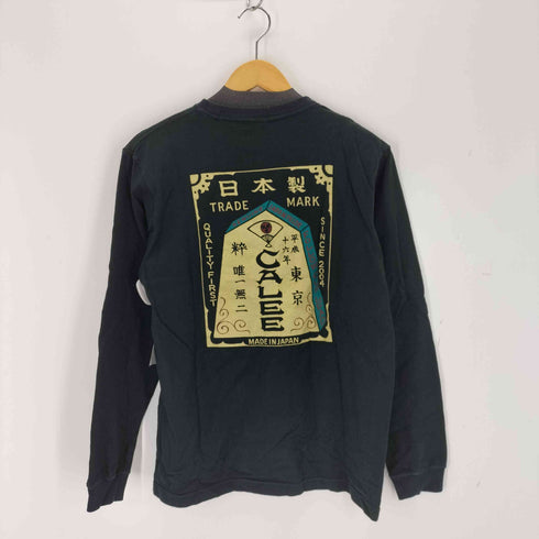 キャリー CALEE 両面プリント L/S Tシャツ メンズ import:M