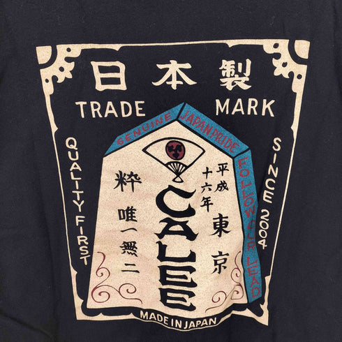 キャリー CALEE 両面プリント L/S Tシャツ メンズ import:M