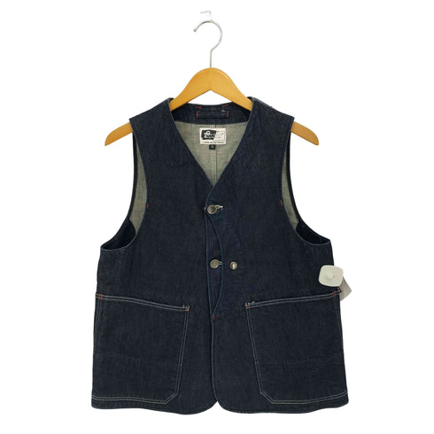 エンジニアードガーメンツ Engineered Garments USA製 フロントボタンデザイン デニム ベスト メンズ import:S
