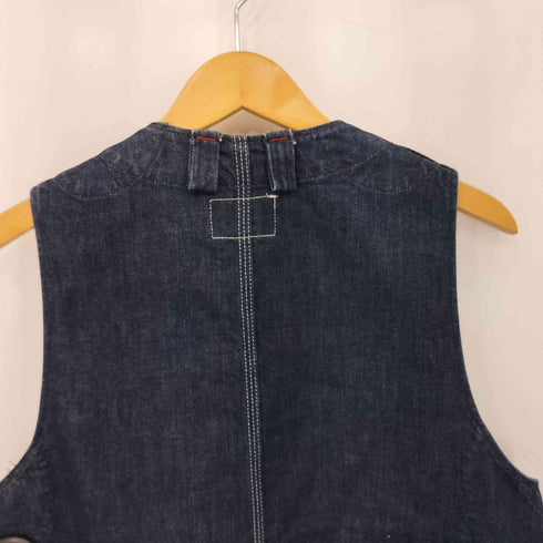 エンジニアードガーメンツ Engineered Garments USA製 フロントボタンデザイン デニム ベスト メンズ import:S