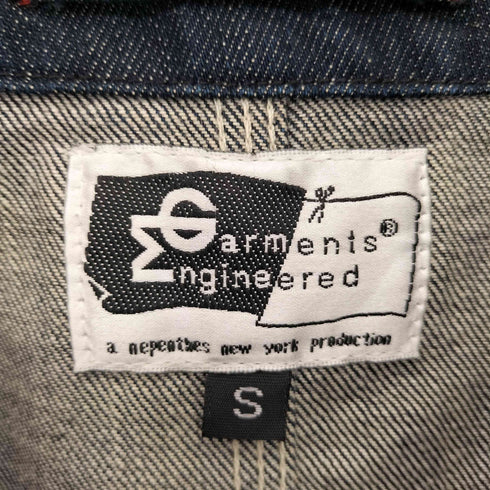 エンジニアードガーメンツ Engineered Garments USA製 フロントボタンデザイン デニム ベスト メンズ import:S