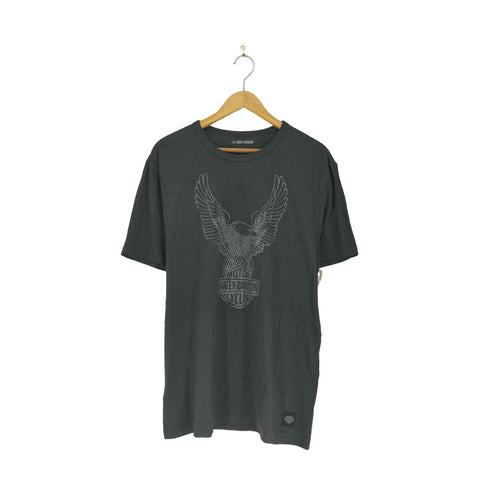 ハーレーダビッドソン HARLEY-DAVIDSON 両面プリントTシャツ イーグル メンズ JPN:L