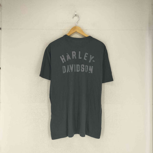 ハーレーダビッドソン HARLEY-DAVIDSON 両面プリントTシャツ イーグル メンズ JPN:L