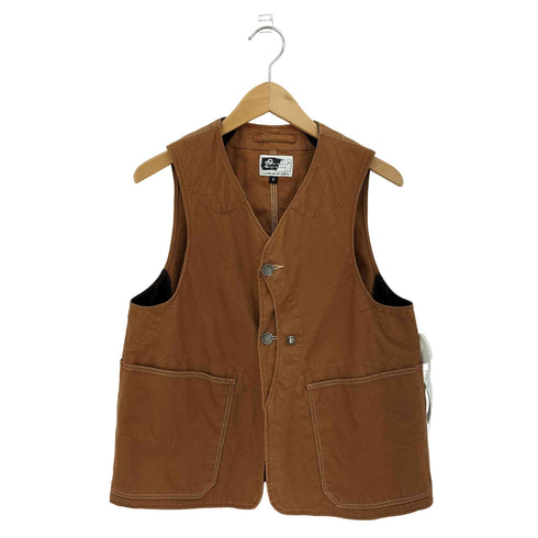 エンジニアードガーメンツ Engineered Garments USA製 フロントボタンデザイン キャンバス ベスト メンズ import:S