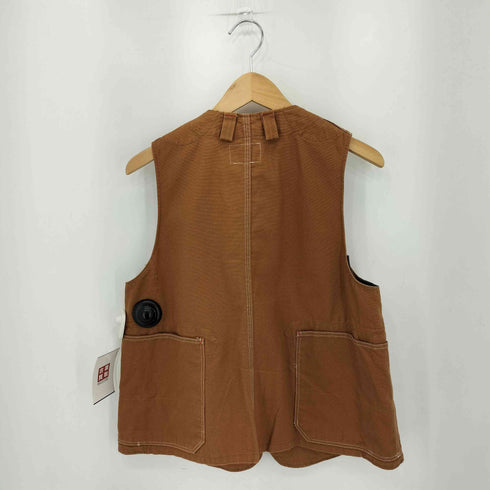エンジニアードガーメンツ Engineered Garments USA製 フロントボタンデザイン キャンバス ベスト メンズ import:S