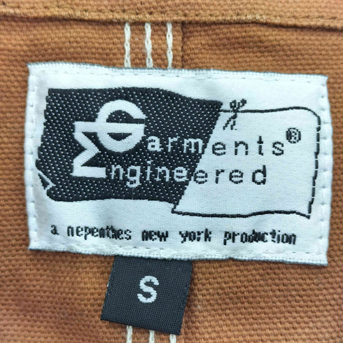 エンジニアードガーメンツ Engineered Garments USA製 フロントボタンデザイン キャンバス ベスト メンズ import:S