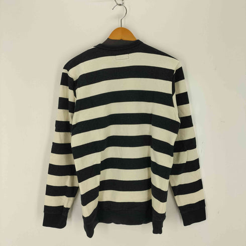 クラクト CLUCT Vガゼット ボーダースウェット メンズ JPN:M