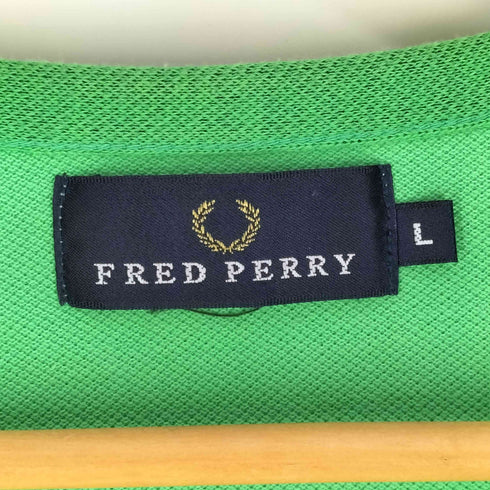 フレッドペリー FRED PERRY ロゴ刺繍 リブライン コットン カーディガン メンズ import:L