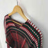 イッセイミヤケ ISSEY MIYAKE マルチボーダー プリーツ Vネックカットソー レディース JPN:3