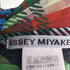 イッセイミヤケ ISSEY MIYAKE マルチボーダー プリーツ Vネックカットソー レディース JPN:3