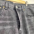 リーバイス Levis ボタン裏3757 501 ORIGINAL Black Worn In ヴィンテージブラックストレートデニムパンツ メンズ 33×30