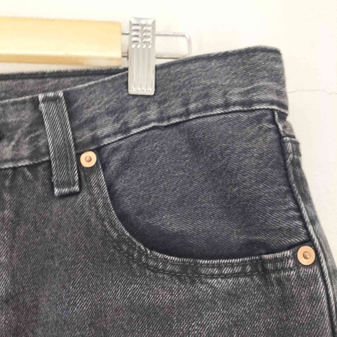 リーバイス Levis ボタン裏3757 501 ORIGINAL Black Worn In ヴィンテージブラックストレートデニムパンツ メンズ 33×30
