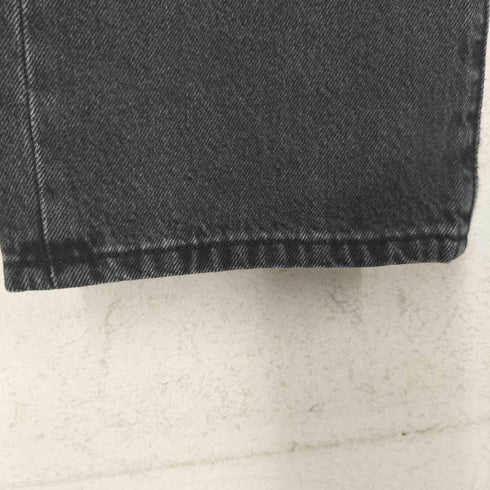 リーバイス Levis ボタン裏3757 501 ORIGINAL Black Worn In ヴィンテージブラックストレートデニムパンツ メンズ 33×30