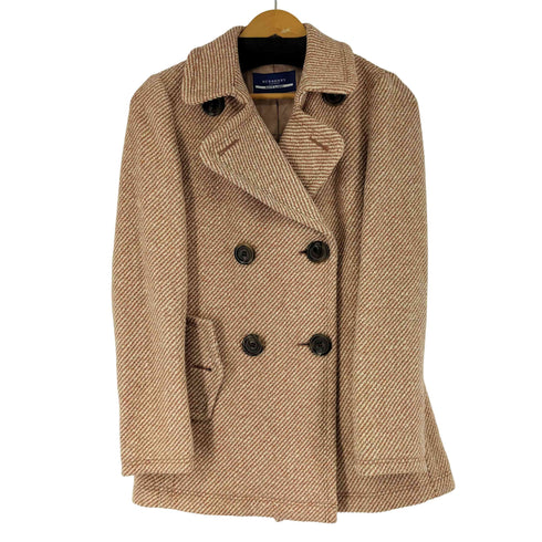 バーバリーロンドン BURBERRY LONDON ツイードPコート レディース DE:38