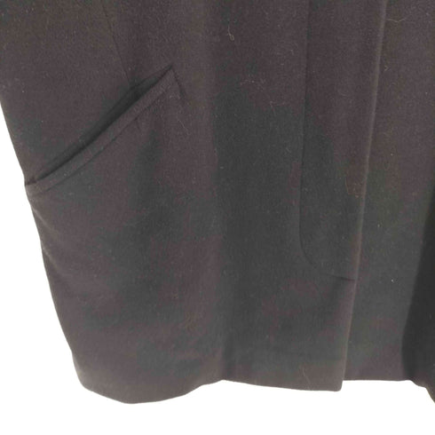 A.international cashmere カシミヤ混比翼ハーフステンカラーコート レディース M