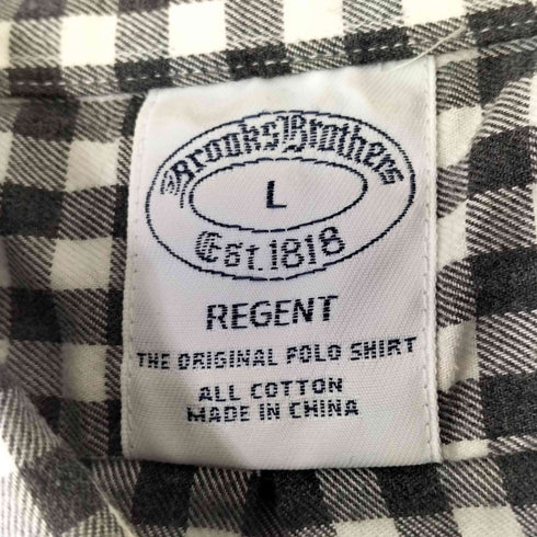 ブルックスブラザーズ BROOKS BROTHERS ボタンダウンギンガムチェックシャツ メンズ import:L