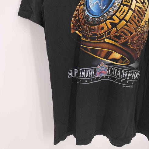 Dallas Cowboys 1993 super bowl 優勝記念Tシャツ 90S 袖裾シングルステッチ メンズ JPN:XL