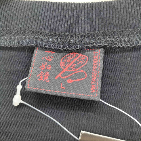 イッシンニョキョウ 一心如鏡 和柄 鯉 刺繍 L/S Tシャツ メンズ JPN:L