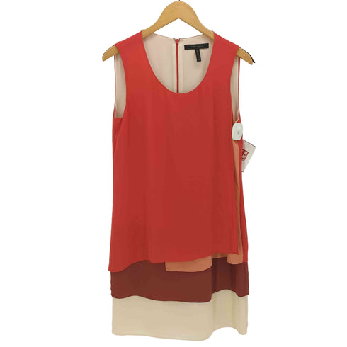 ビーシービージーマックスアズリア BCBG MAXAZRIA パネルレイヤード ノースリーブ ワンピース レディース 02