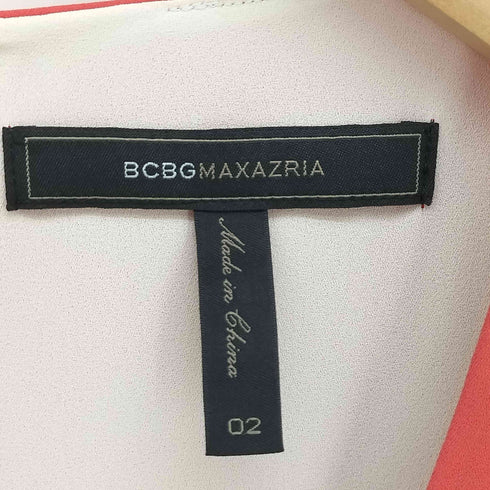 ビーシービージーマックスアズリア BCBG MAXAZRIA パネルレイヤード ノースリーブ ワンピース レディース 02