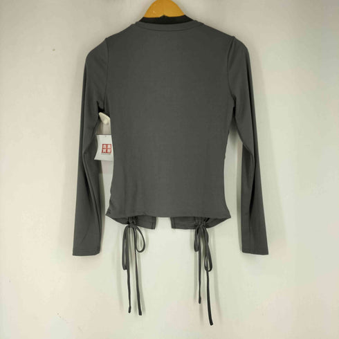 ジップデザイン トップス レディース