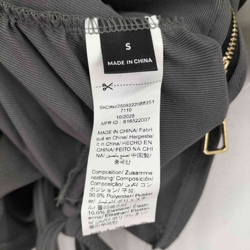 ジップデザイン トップス レディース