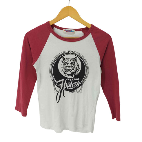 ヒステリックグラマー HYSTERIC GLAMOUR 初期 タイガープリント ラグラン レディース FREE