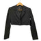 ザラ ZARA クロップド テーラード ジャケット レディース import:M