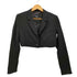 ザラ ZARA クロップド テーラード ジャケット レディース import:M