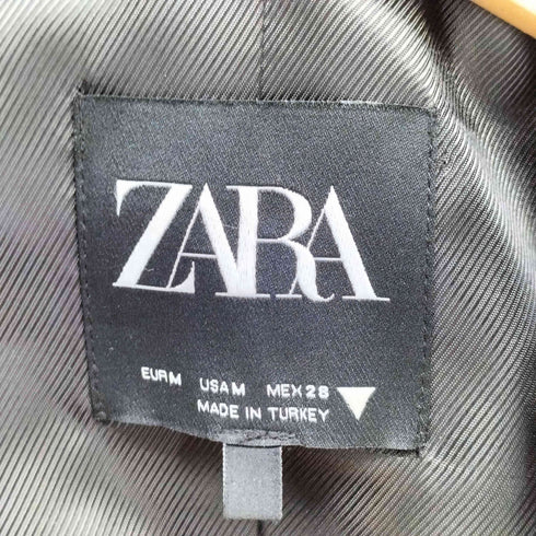ザラ ZARA クロップド テーラード ジャケット レディース import:M