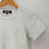 ブラックコムデギャルソン BLACK COMME des GARCONS ヘムロゴ プリント Tシャツ ピチT レディース JPN:S