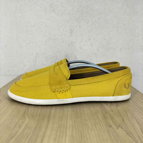 フレッドペリー FRED PERRY HALSTEAD CANVAS SUEDE COIN LOAFER コインローファー シューズ ハルステッド キャンパス スウェード メンズ JPN:27
