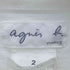 アニエスベー agnes b. EU製 袖ロゴ カットソー ロンT レディース 2