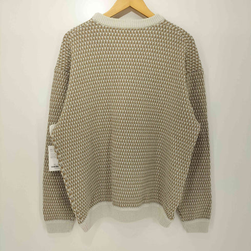 ビューティーアンドユースユナイテッドアローズ BEAUTY & YOUTH UNITED ARROWS ドロップ パターン バルーン クルーネック ニット メンズ JPN:L