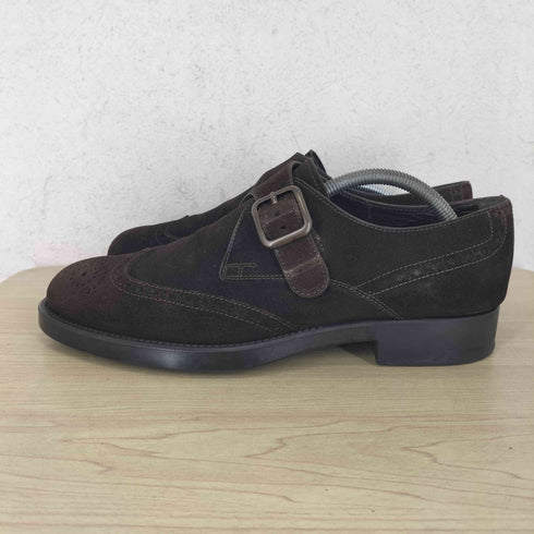 トッズ TOD’S スウェードウィングチップシューズ メンズ US:7