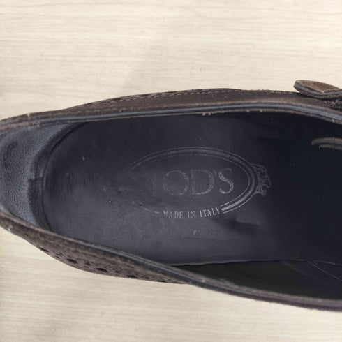 トッズ TOD’S スウェードウィングチップシューズ メンズ US:7
