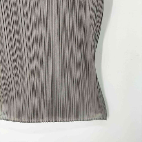 プリーツプリーズイッセイミヤケ PLEATS PLEASE ISSEY MIYAKE プリーツ Vネック ノースリーブ ロング レディース JPN:3