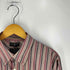 ドッカーズ DOCKERS 90-2000S ドッキング ストライプ ショート丈 フリルシャツ レディース import:L