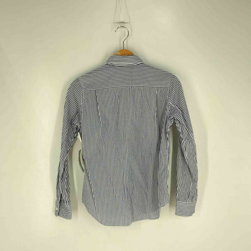 プレイコムデギャルソン PLAY COMME des GARCONS 22SS ロゴワッペン ストライプ レギュラーカラーシャツ レディース JPN:S