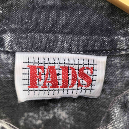 FADS 90s USA製 ケミカルウォッシュ フレアワンピース レディース 9/10