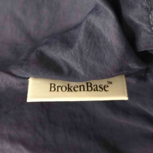Broken Base 刺繍ロゴ ナイロンベスト メンズ JPN:L