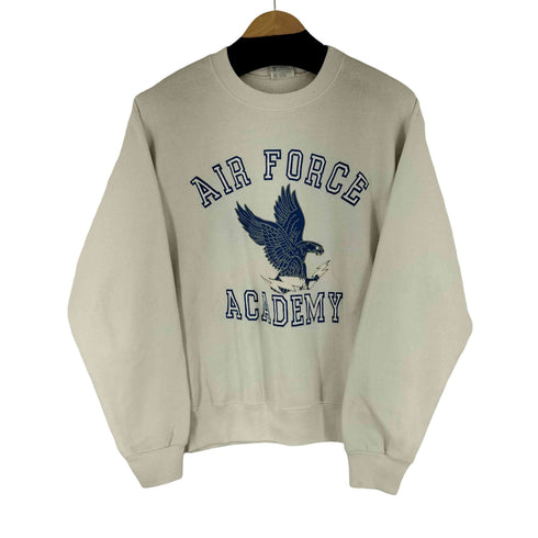 ヘインズ Hanes 80S MADE IN USA フロントプリント ラグランスウェット AIR FORCE メンズ import:L