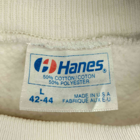 ヘインズ Hanes 80S MADE IN USA フロントプリント ラグランスウェット AIR FORCE メンズ import:L
