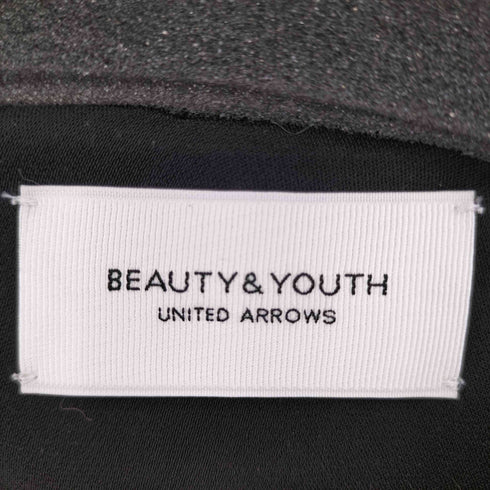 ビューティーアンドユースユナイテッドアローズ BEAUTY & YOUTH UNITED ARROWS ダブルクロス×ジャカードジョーゼットスリーブドレス レディース
