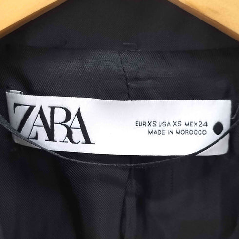 ザラ ZARA ウール混 ダブルブレスト テーラードジャケット & テーパード スラックス レディース XS/XS