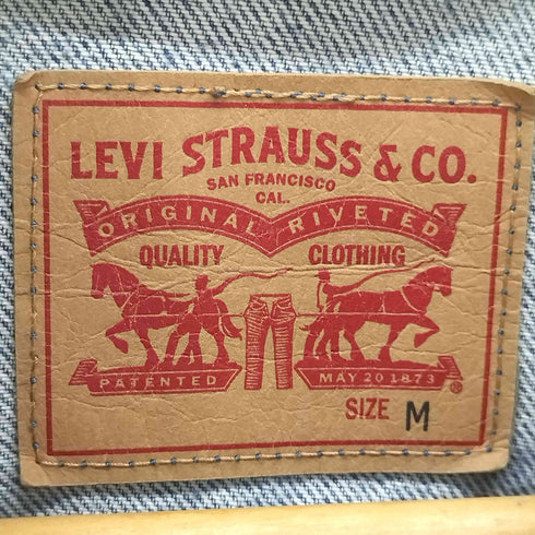 リーバイス Levis EX-BOYFRIEND TRUCKER デニムジャケット メンズ import:M
