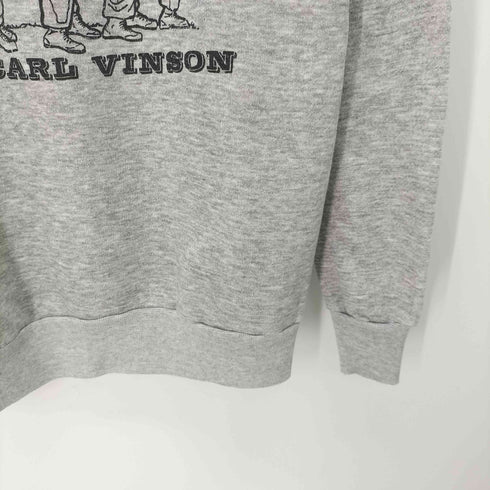 パニール Pannill USS CARL VINSON USA製 裏起毛 フロントプリント ラグラン スウェット メンズ import:L